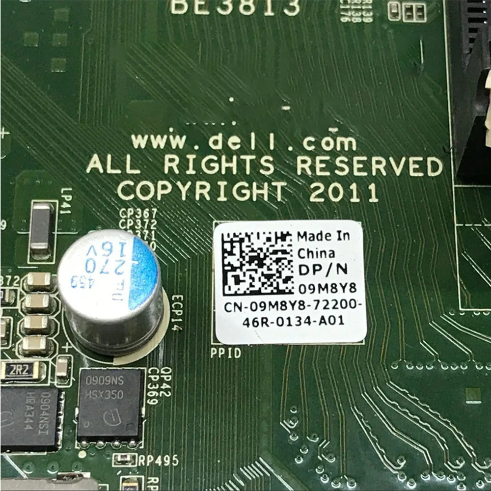 

For Dell T3610 Server Motherboard 9M8Y8 09M8Y8 LGA2011 System Board