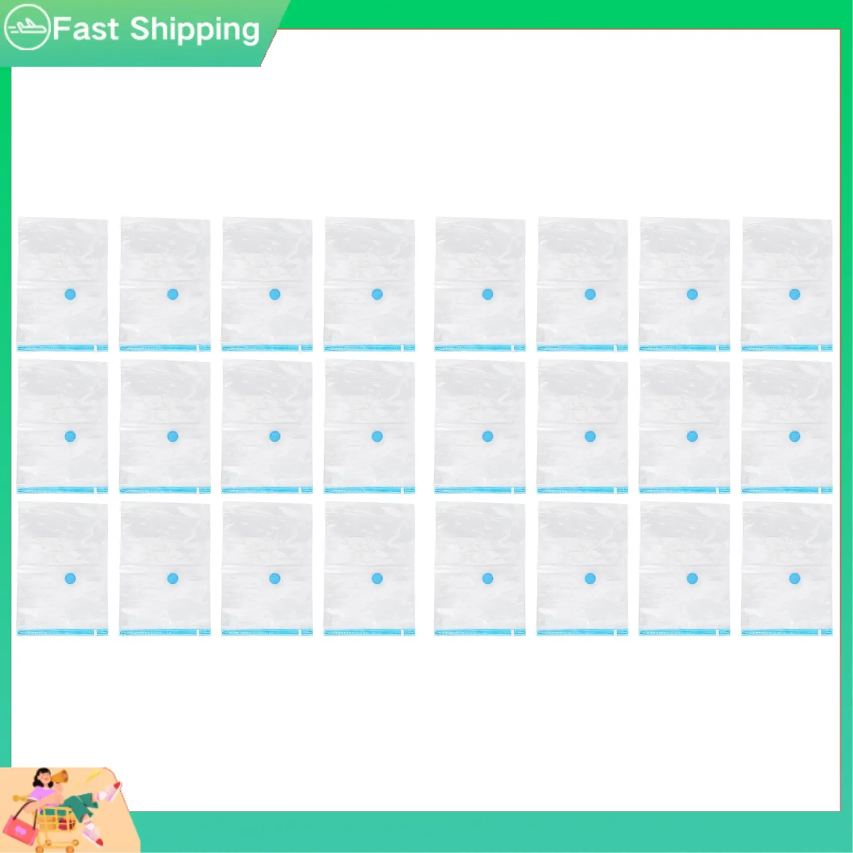 

24 Pcs Set Vacuum Bag 60X40 Cm Storage Bag Sack Vacuum Bag-Tvdae