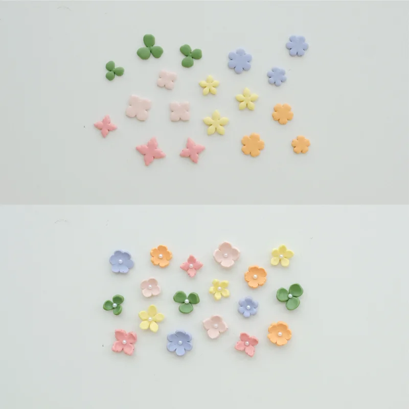 Mini Blütenblatt Kombination formen für Polymer Clay feine Blume Blatt Ton schneider DIY Ohrring Anhänger Schmuck Herstellung Werkzeuge neu