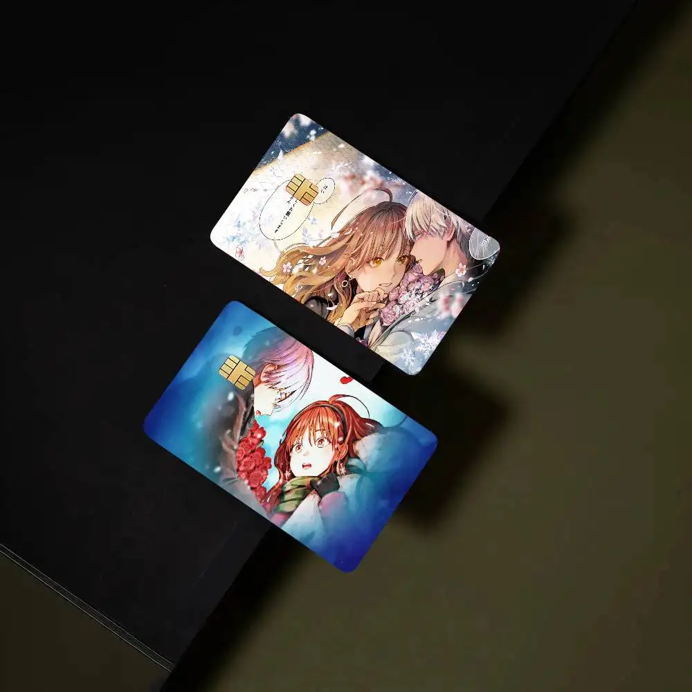 Frozen Midnight Anime Card Sticker Cartoon Art Credit Card Skin Anti Scratch Bank Debit Card Decal