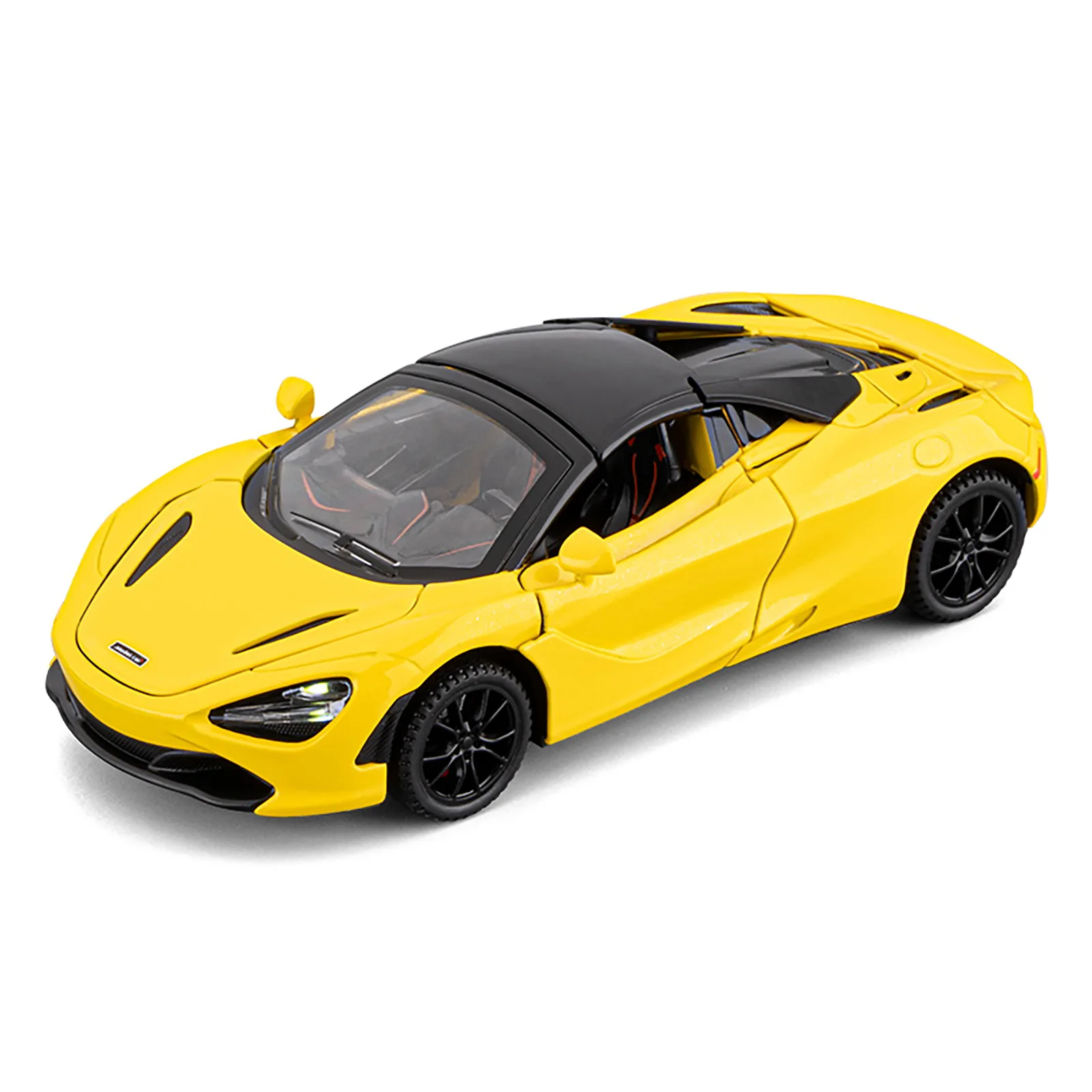 Coche de carreras 1:32 720S, modelo de aleación de Metal fundido a presión de alta simulación, luz de sonido, colección de series extraíble, regalos de juguetes para niños