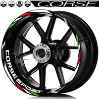 Reflective Motorcycle Wheel Sticker Stripe Decal Accessori For Ducati Hypermotard 950 Diavel 1260 V4 Multistrada 1200s Panigale