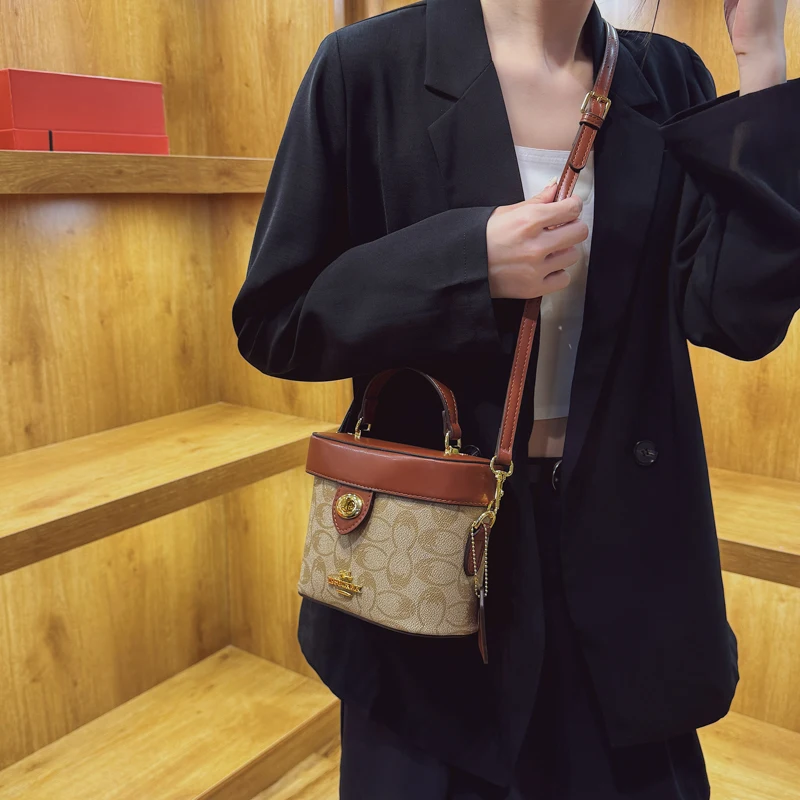 

Популярная женская кожаная сумка Элегантная дизайнерская сумка через плечо Женская сумка через плечо Кошелек