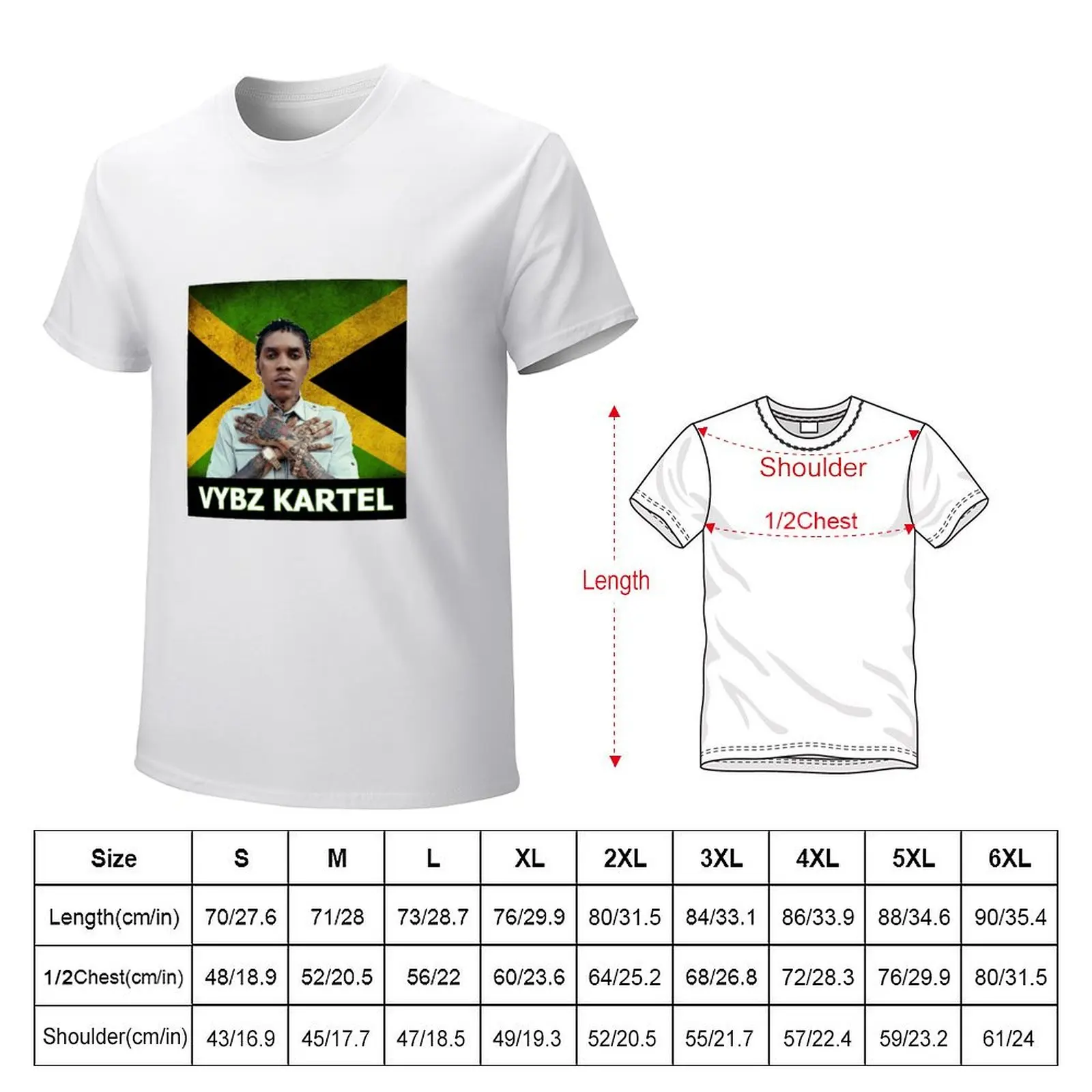 Vybz Kartel T-shirt blanks boys whites tees blacks mens tall t shirts