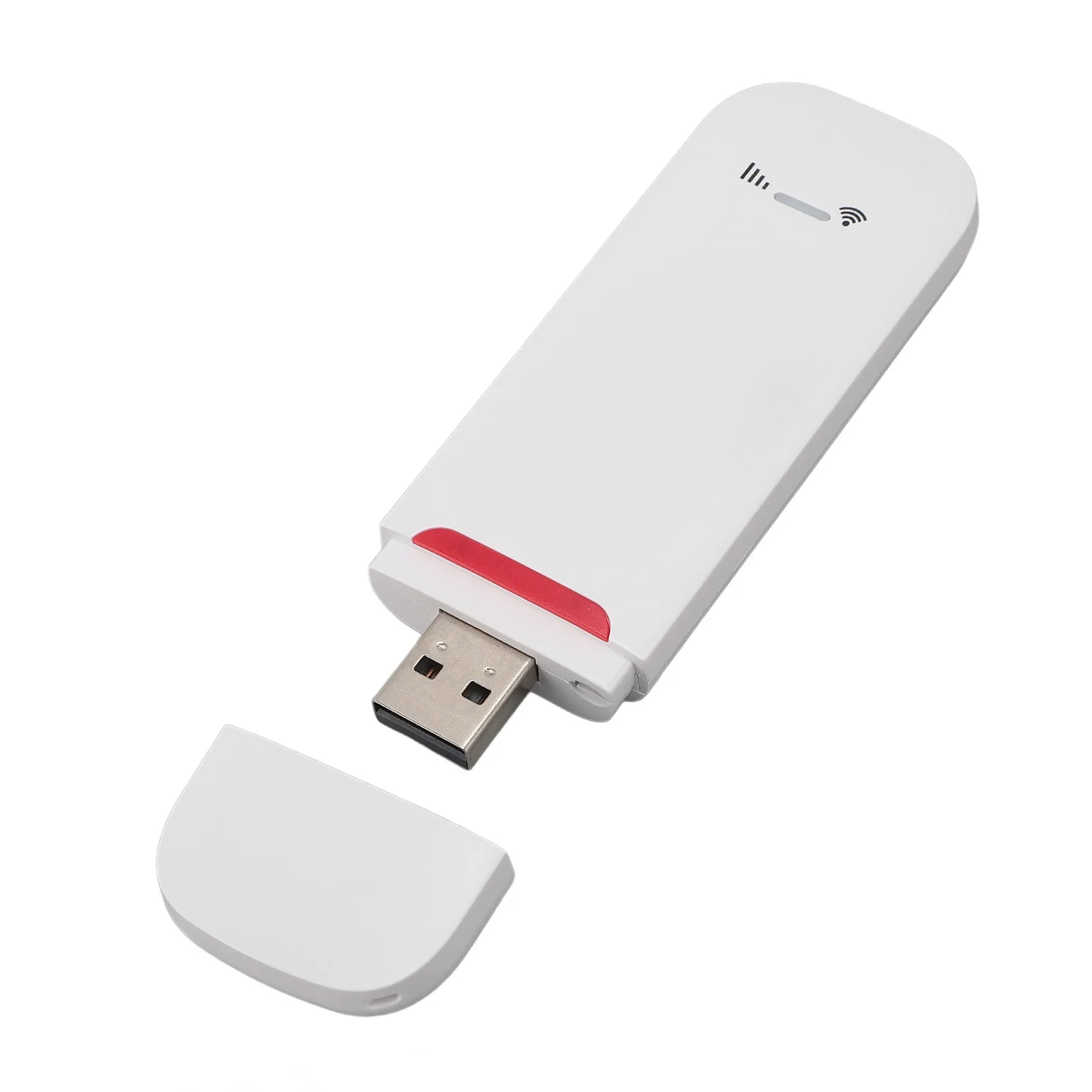 Modem USB 4G LTE 500Mbps z gniazdem na kartę SIM, przenośny hotspot podróżny, obsługa do 10 użytkowników dla Europy, Azji i Oceanii.