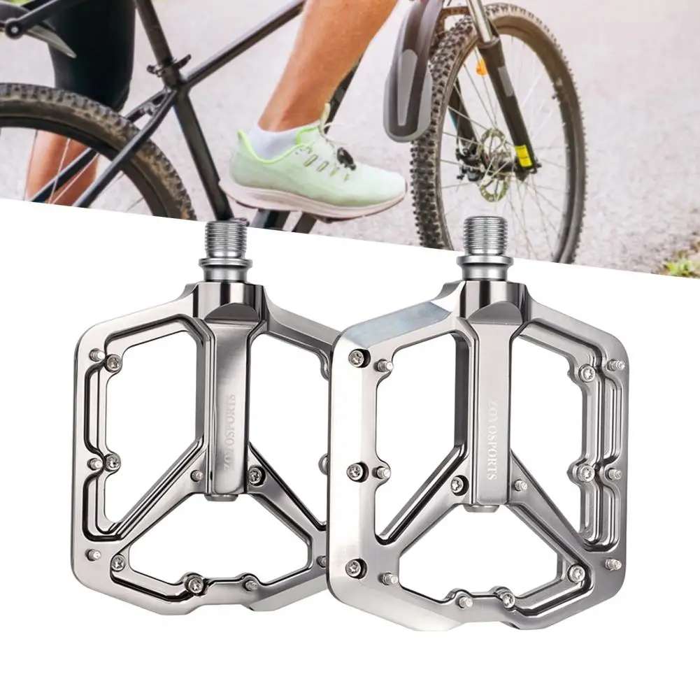 

Cycling Pedals 1 Pair Easy to Install Anti-slip Left-right Distinction Rust Resistant Cycling Pedals Bike Supplies