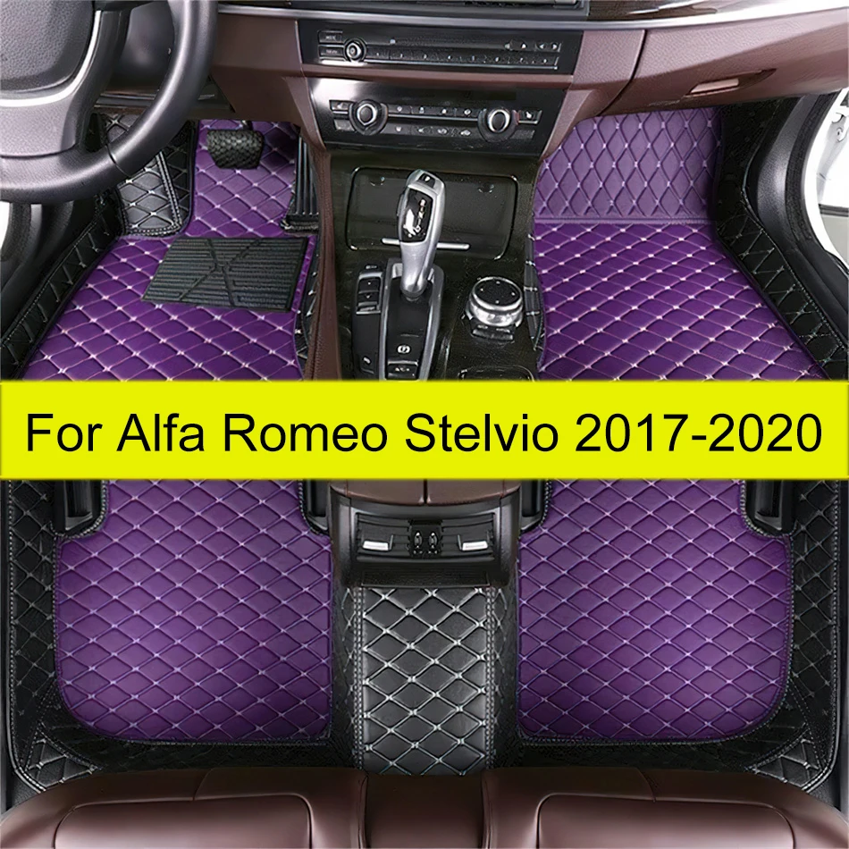 

Автомобильные коврики под заказ для Alfa Romeo Stelvio 2017 2018 2019 2020, автомобильные накладки на ногу, чехол для телефона