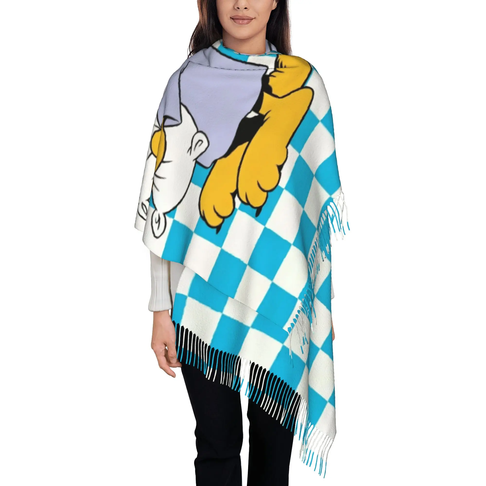 GarfieldTassel Scarf G-Garfield In Winter Multifunction Windproof Gift Bufanda Tassel