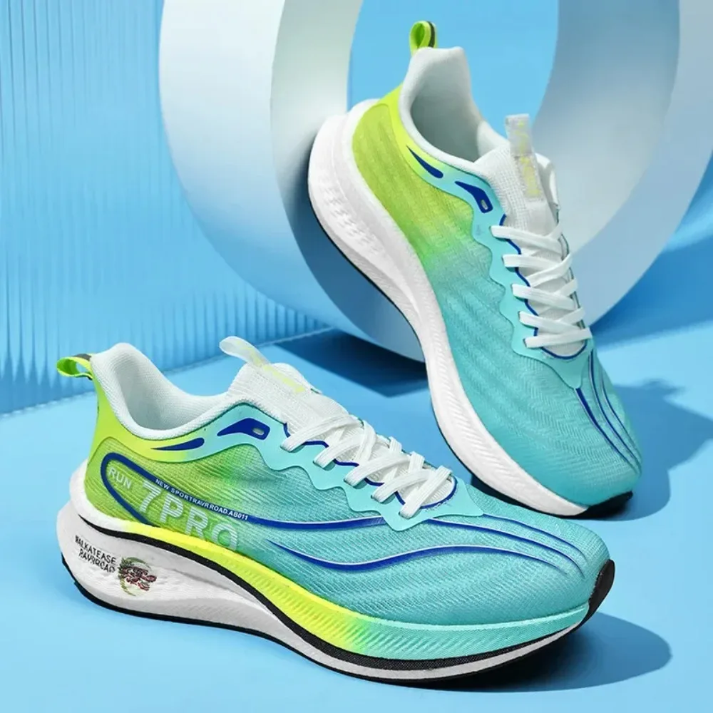 

Men's Running Shoes New Professional Outdoor Non-slip Shock-absorbing Tennis Shoes Four Seasons Rebound Running Shoe Large Size