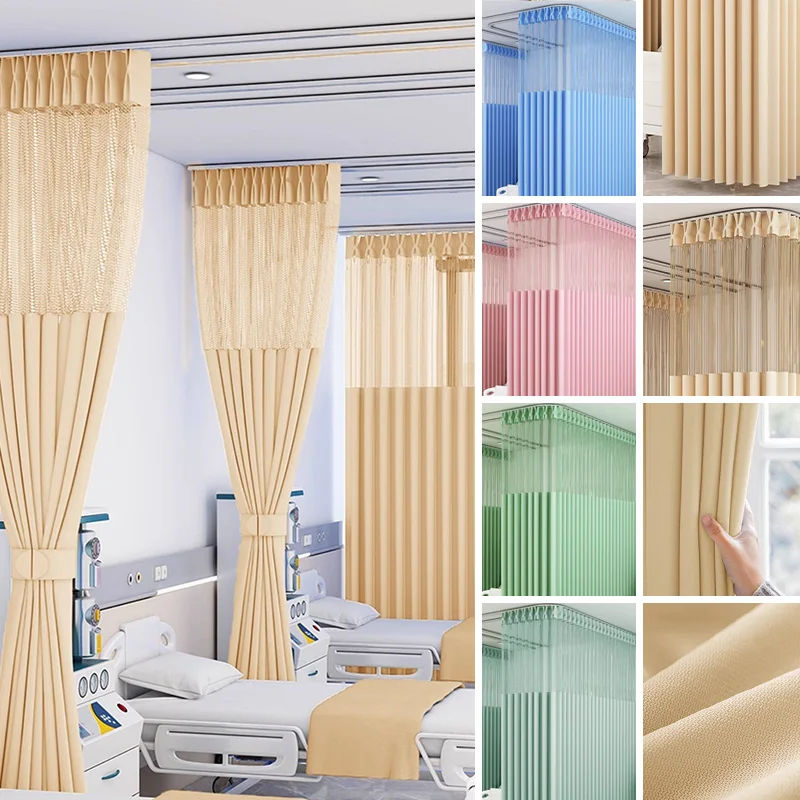 270cm Height Salon Curtains SPA Curtain with Hooks Hospital Medical Curtain Patient Blind Drapes Private Hospital Drapes