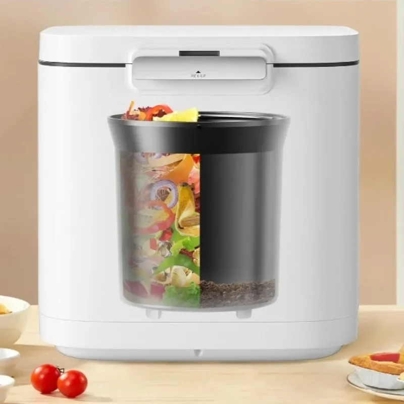 Electric Composter for Kitchen, Smart Compost Bin Outdoor/Indoor, Odorless/Auto-Cleaning/Intelligent LED Display Food Disposers