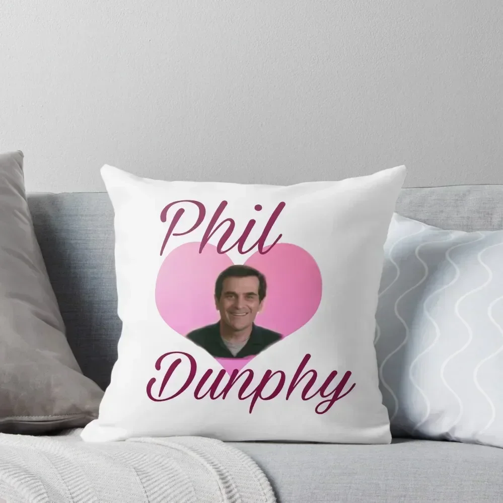 

Modern Family: Phil Dunphy heart meme Throw Pillow Anime Rectangular Cushion Cover Decorative Cover For Living Room pillow