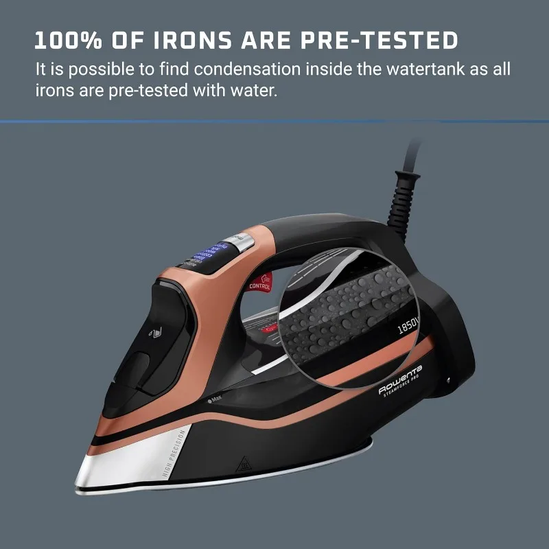 Iron, Steam Force Pro Stainless  , Professional Results, 1850 Watts, Auto-off, Ironing, Copper Clothes Iron DW9540