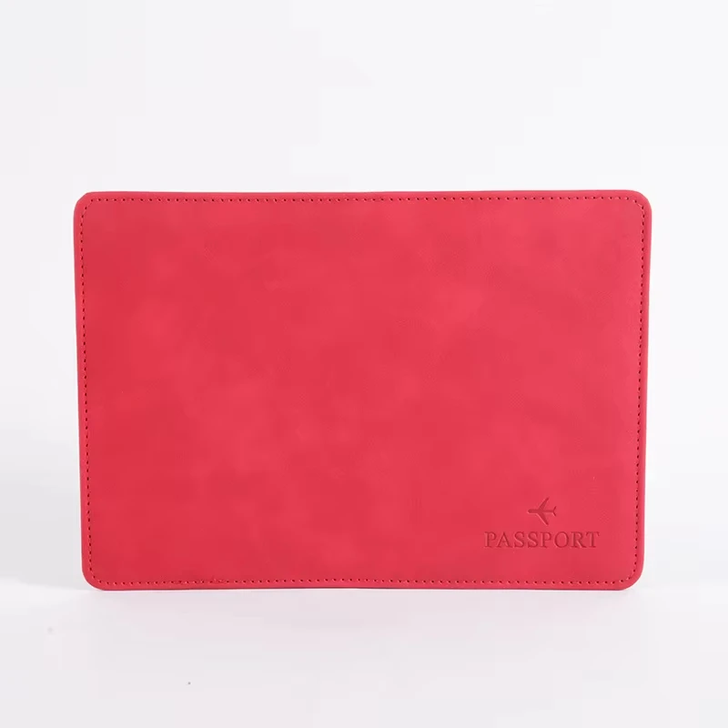 Schlanke RFID-blockierende Reisepasshülle, PU-Leder Impfpass-Etui, Leichtes, Schickes Reisezubehör für Täglichen Gebrauch – Detail 5