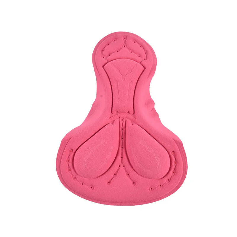 Men Cycling Gel Pad Shockproof Pink Cushioned Pad Women Breathable Hole Riding Base Cushion Moto Silicone Gel Pad