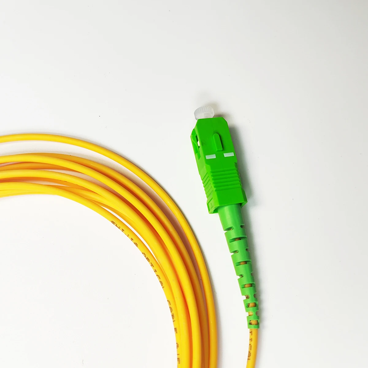 Cable de conexión de Fibra óptica SC/APC a LC/UPC, modo único, núcleo simple, diámetro de 2,0mm, SC-LC, 3M