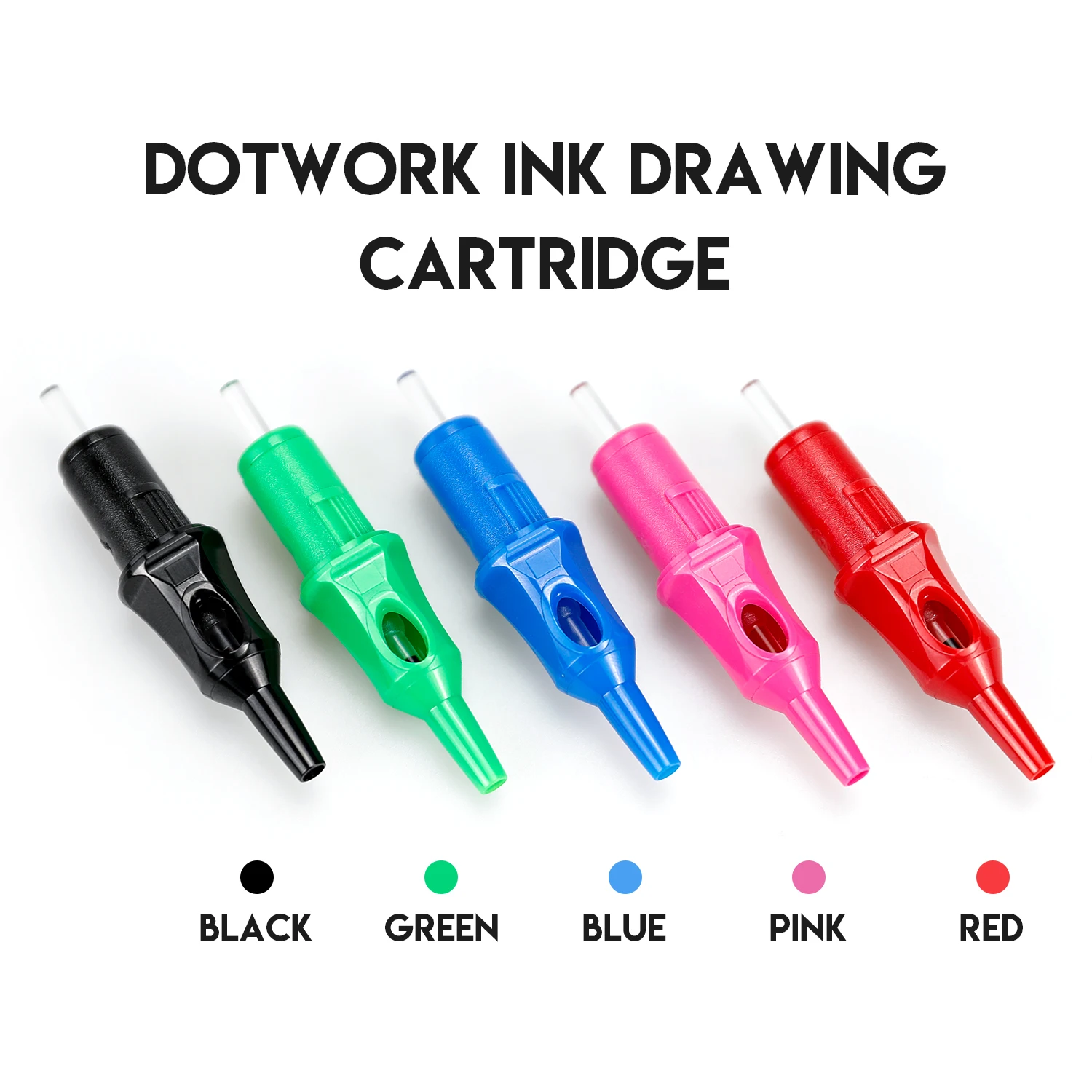 Tattoo Balpen Pen Cartridge Naalden Tattoo Tekenen Oefenhulpmiddelen Voor Liner Shader Artist Dot Work Supplies