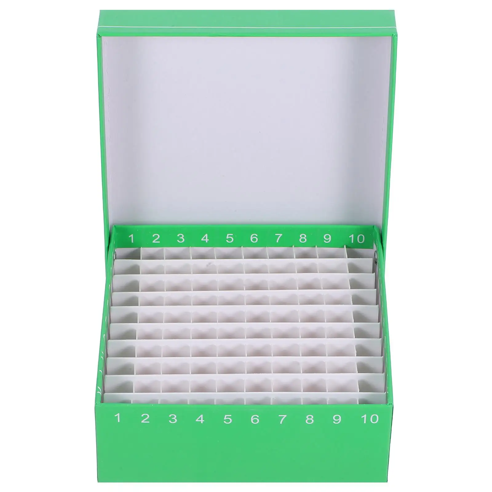 100 Well Waterproof Fliptop Cell Freezing Box Microtube Storage Cryobox Test Tube Paper Freezer Lab Container For