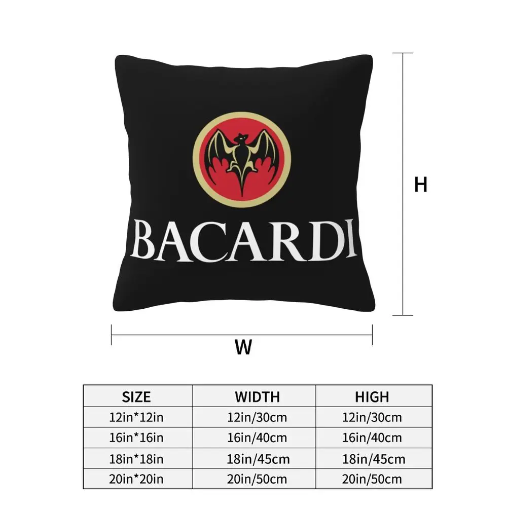 NEW Bacardi Fashion Pillowcases Decorative Pillow Covers Soft and Cozy 2 PCS