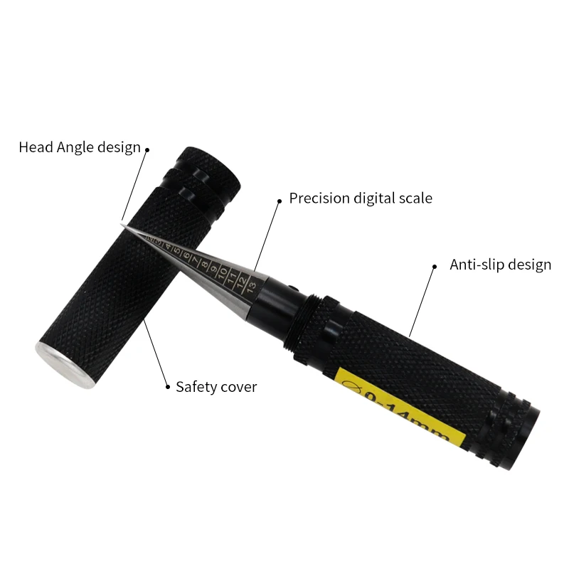 0-14mm Hole Opener Steel Wood Manual Expanding Core Drill Reamer Positioning Hole Opener Center Punch Reaming Knife Model Tool