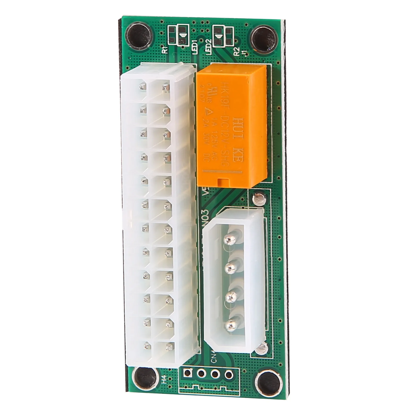 2 Pack Dual PSU Multiple Power Supply Adapter,Add2psu ATX 24 Pin To Molex 4Pin Connector For BTC Miner Top-Rated