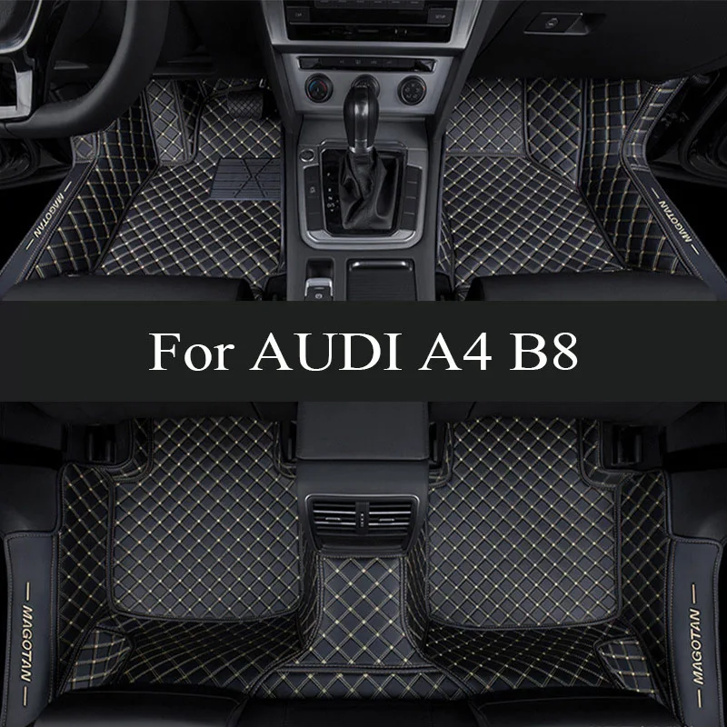 

Car floor mats for AUDI A4 B8 Allroad/Avant/Sedan 2010 2011 2012 2013 2014 2015 2016 Custom foot Pads automobile carpet cover