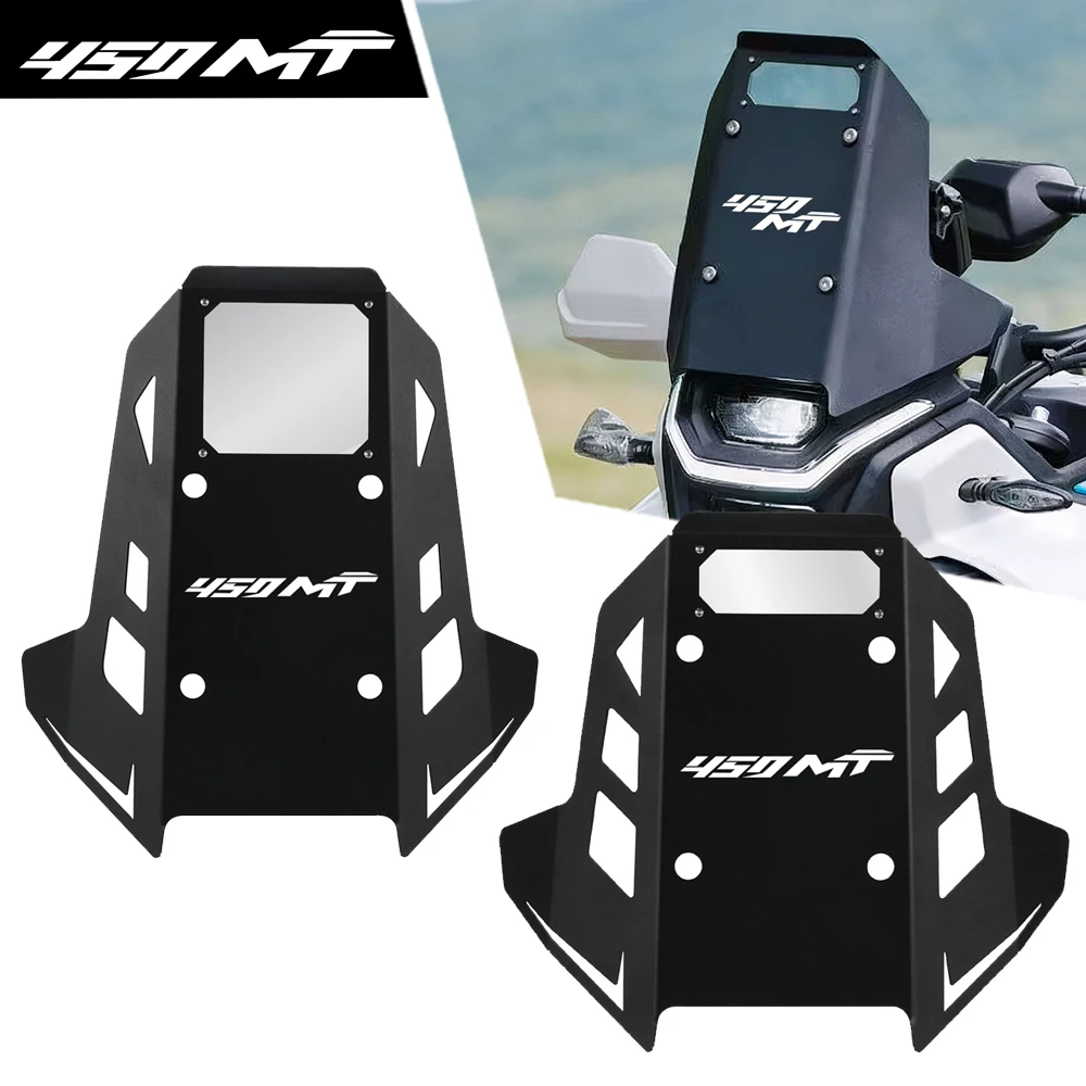 

Motorcycle Windshield Heightening Windscreen Wind Deflector Cover Screen Front Fairing For CFMOTO 450MT 450 MT 2024 2025 2026