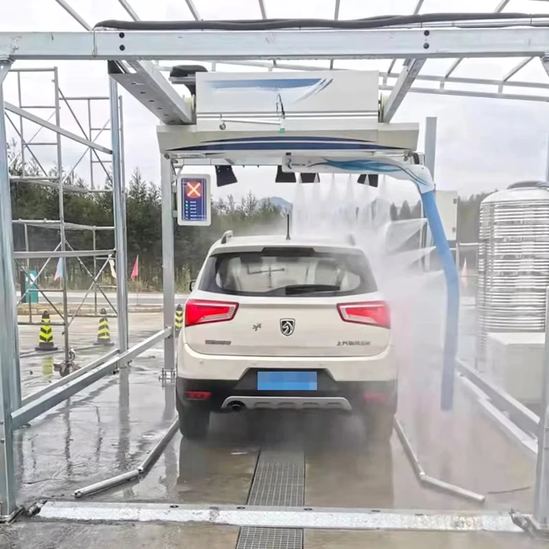 Electric Car Wash Machine Touchless Non-Contact with Air Dryer and Lava Shampoo System