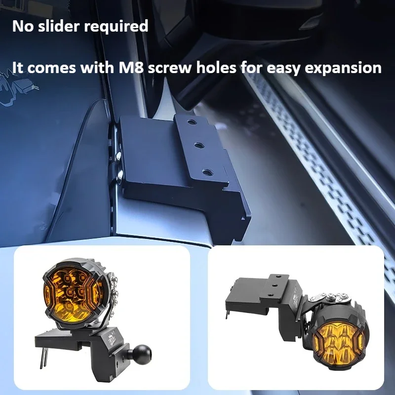 For Beijing BJ30 Car A-Pillar Quick Release Bracket LED Car Spotlight Auxiliary Running Light Base Dual Light Fixed Light Stand