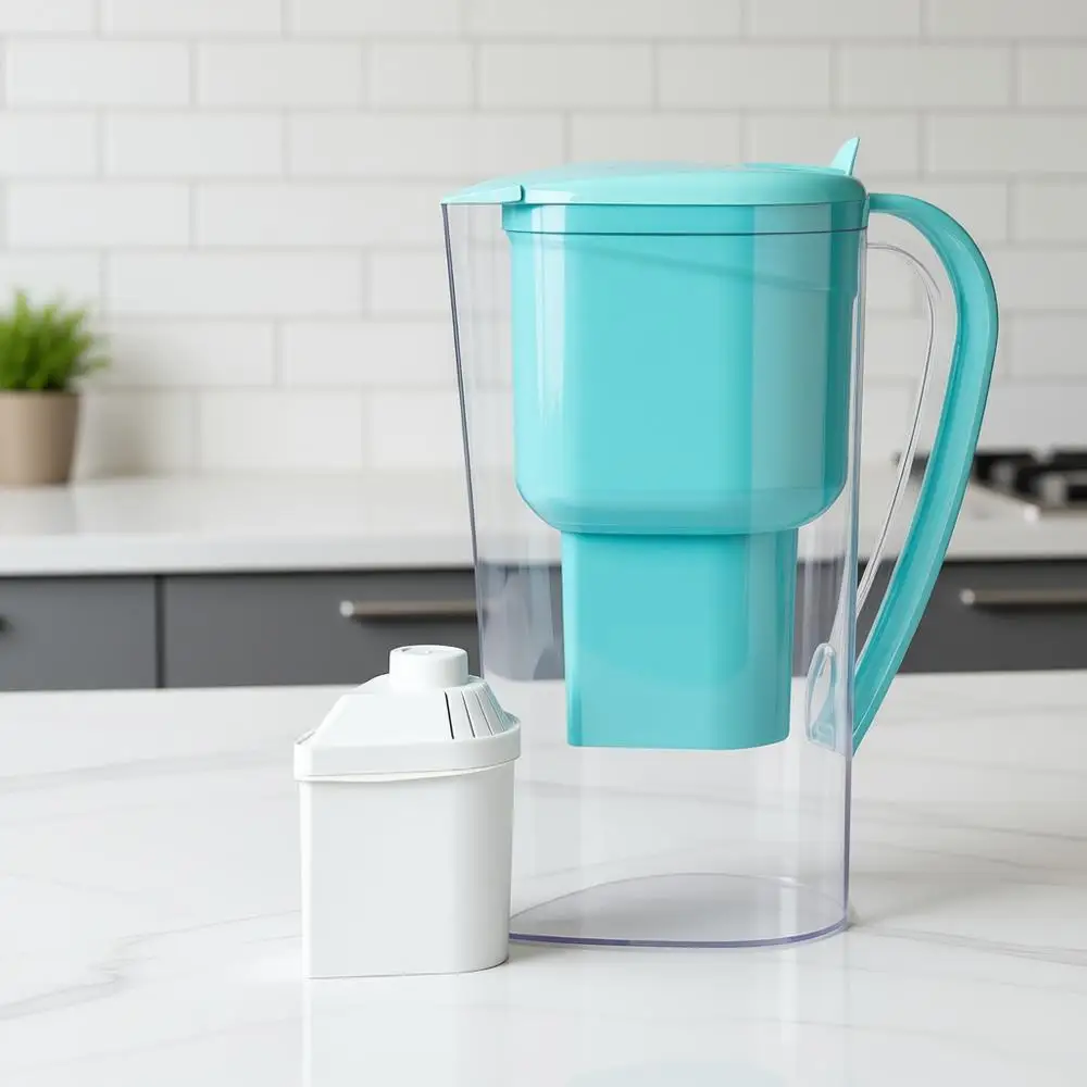 

Кувшин-фильтр для водородной воды - удаляет фторид, хлор, микропластик, ПАС, свинец - активированный уголь, ионизатор, pH 9.5, добавляет магний