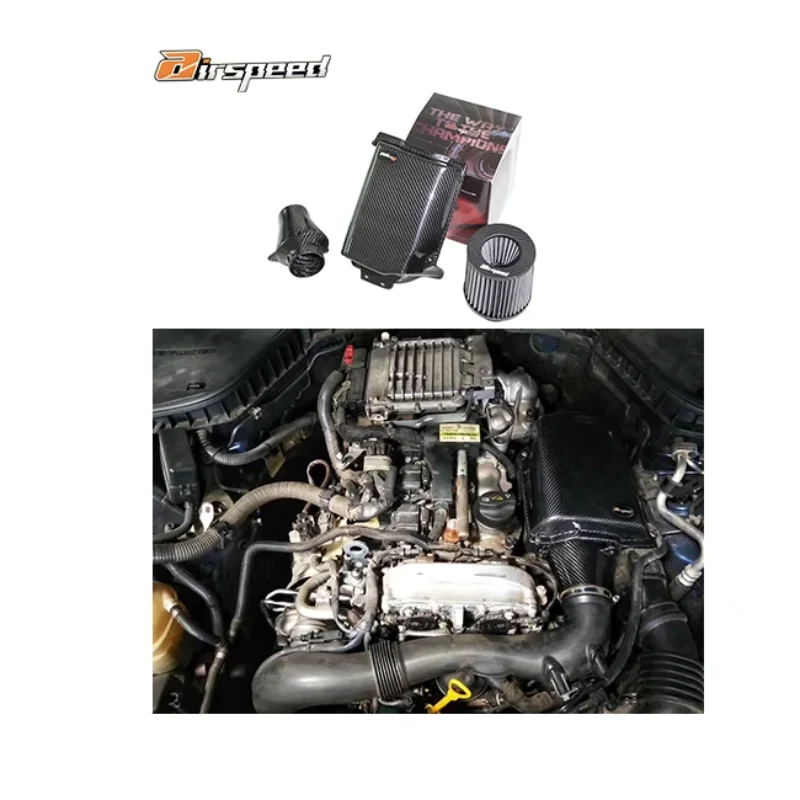 Airspeed Auto Engine Systems 100% Dry Carbon Fiber Cold Air Intake System For BENZ E180 E200 E260 M274  2.0T