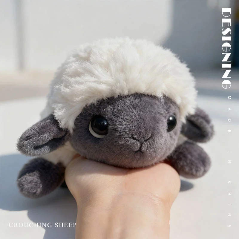 18/30/40 سنتيمتر ليتل لامب أولي ألعاب من نسيج مخملي وجه أسود الأغنام أفخم دمية النوم شركة دمية هدية عيد ميلاد #3