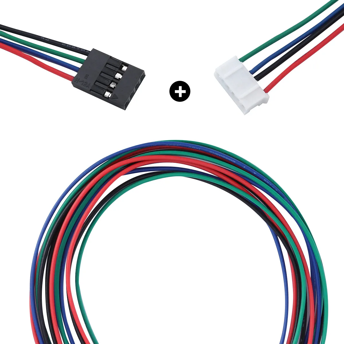 4Pcs High Quality Lightweight Stepper Motor Cable 100Cm Jst to 4P for 17 Bipolar Stepper Motor 3D Printer Cnc Ramps
