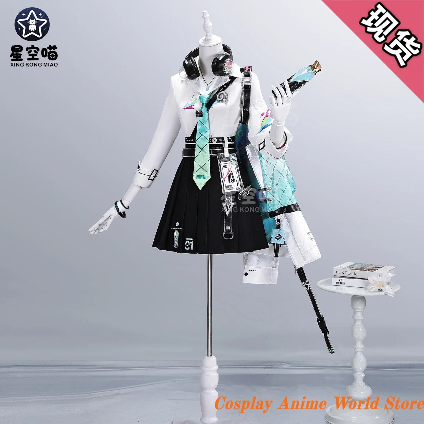 

In stock Lynae Cosplay Costume Outfit uniform Kurogame Wuthering Waves Halloween Party Women Girls Role Play Clothing