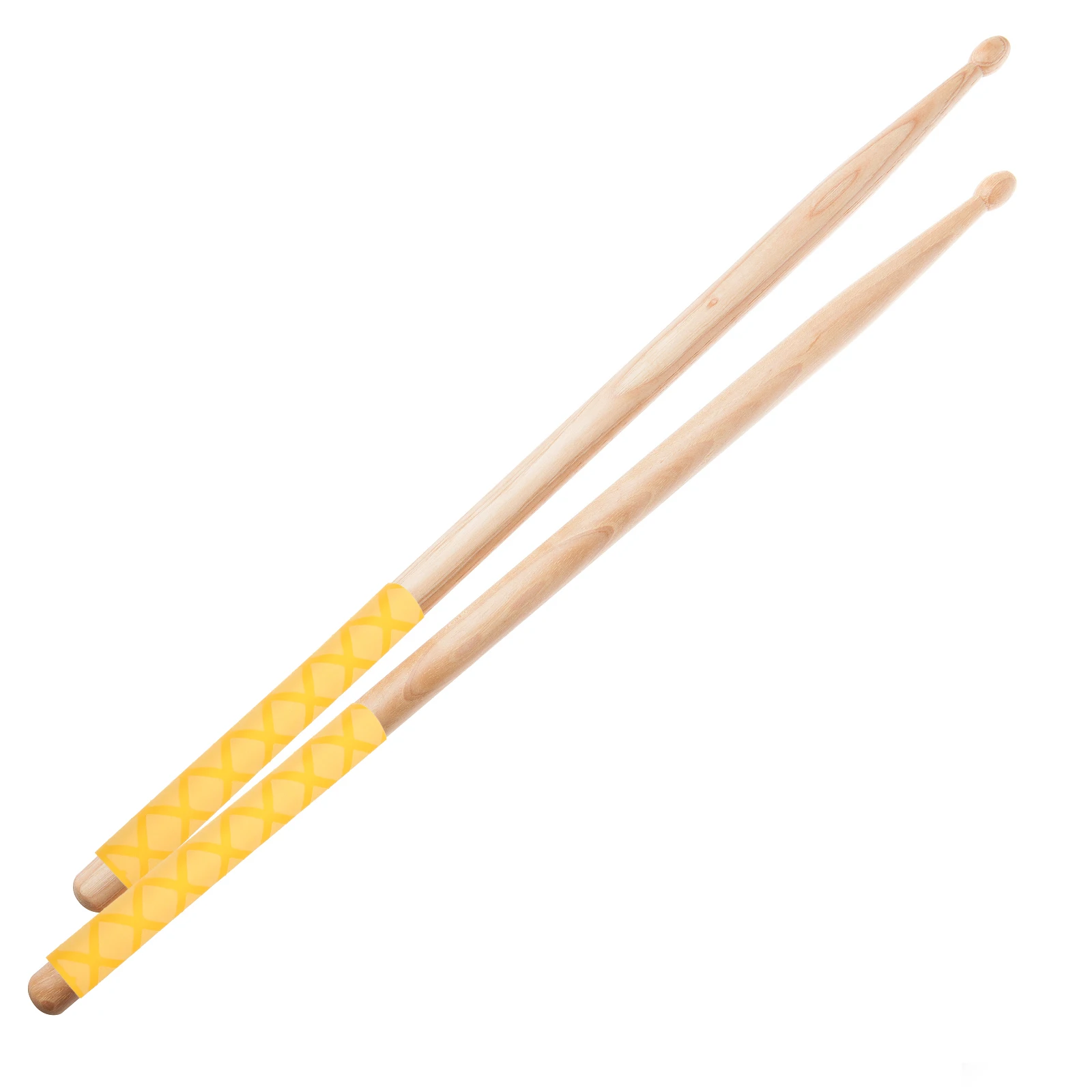 

2 Pairs Drumstick Antislip Protectors Non Slip Covers Musical Instruments Toys Protective Heat Shrinkage Washable Durable Gifts