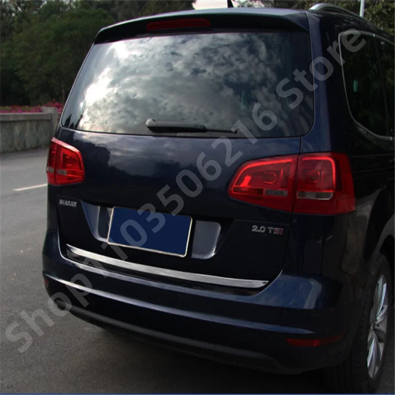 For VW Volkswagen Sharan Car Trunk Cover Protect Door Exterior Accessories Ding Prevention Guard Exterior Parts Chrome Styling