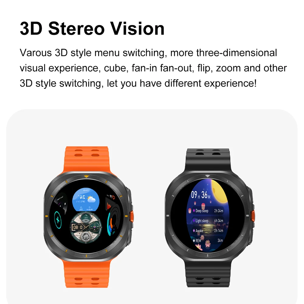 For Samsung Galaxy Watch Ultra Smart Watch Men GPS Sports Fitness Watches 4GB Memory Music Player Bluetooth Call Smartwatch 2024