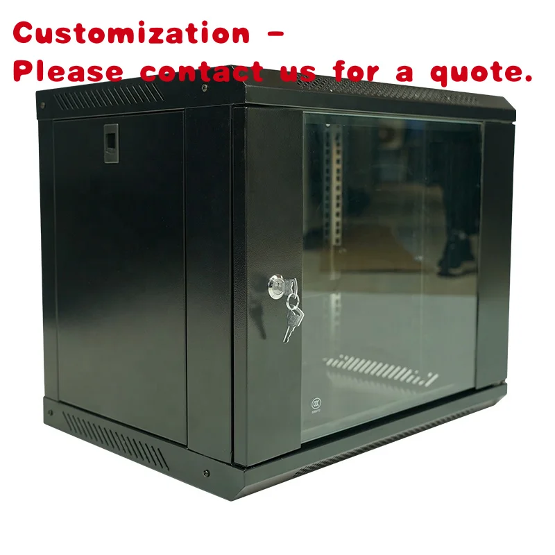 custom.19inch 9U Assembled Wall-Mounted Internet Server Rack Metal Telecom Cabinet