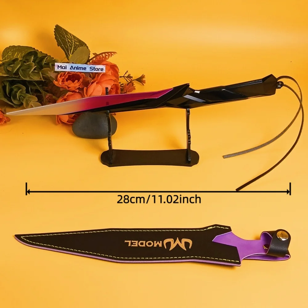 11inch Game Valorant Katana Metal Sword Real Size Katana Samurai Sabre Steel Knife Blade Anime Cosplay Prop Unsharp Toy Gift