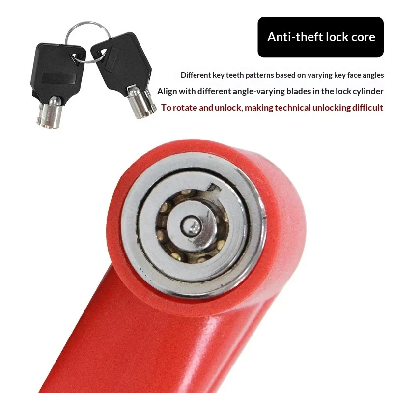 Anti-theft Lock Electric Scooter Disc Brake Lock with Steel Wire Bicycle Mountain Bike Motorcycle Disc Lock Safety Theft Protect image 3