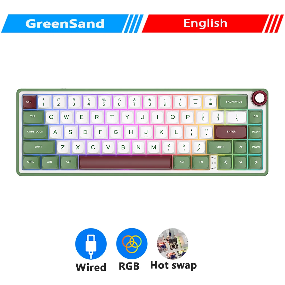 Royal Kludge RK R65 メカニカルキーボード 65% RGB