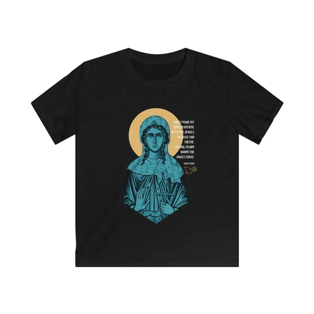 Saint Agnes of Rome Kids T shirt