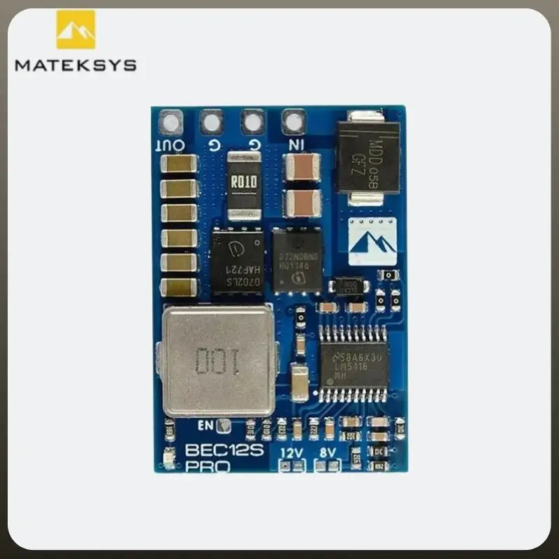 MATEK BEC12S PRO 9-55V to 5V 8V 12V 5A Regulator Overcurrent Protection Self Recovery for RC FPV Quadcopter Drone