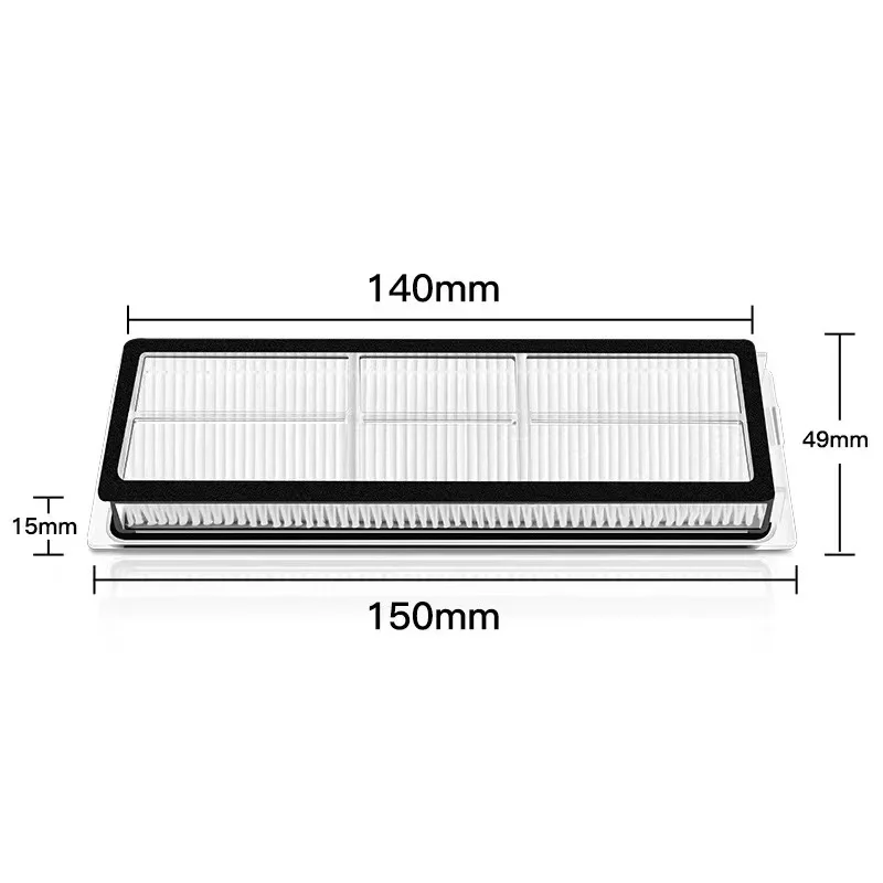 Accesorios para aspiradora Xiaomi Mi Robot 2 STYTJ03ZHM, filtro Hepa, mopa, paño, cepillo lateral principal, piezas de repuesto