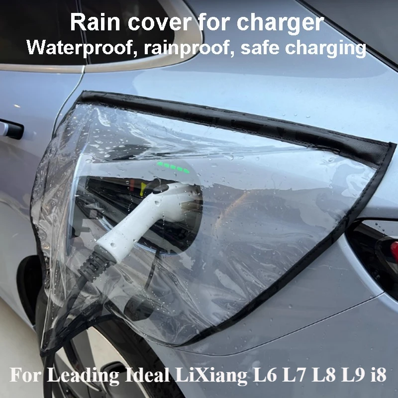 

For Leading Ideal LiXiang L6 L7 L8 L9 i8 Car Rain Cover Charging Gun Waterproof Protective Cover Charger Port Accessory