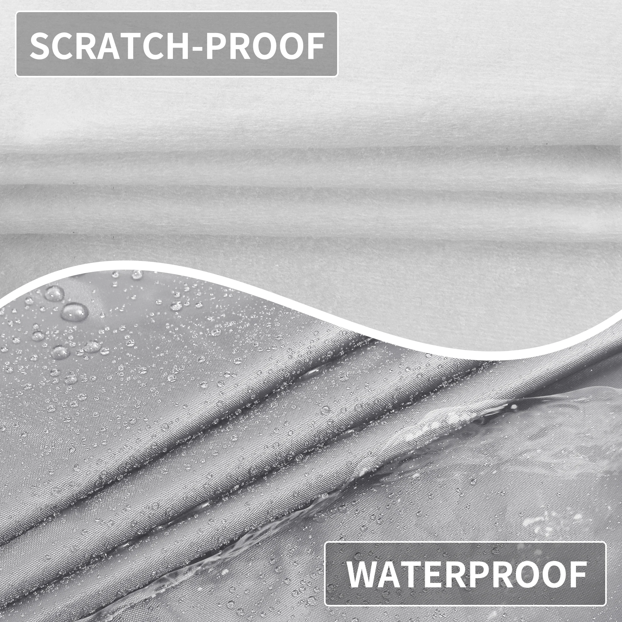 غطاء سيارة Uxcell لسيارة Toyota Alphard الألومنيوم من القطن في الهواء الطلق غطاء سيارة كامل حماية ضد الماء مع حبل مقاوم للرياح #2