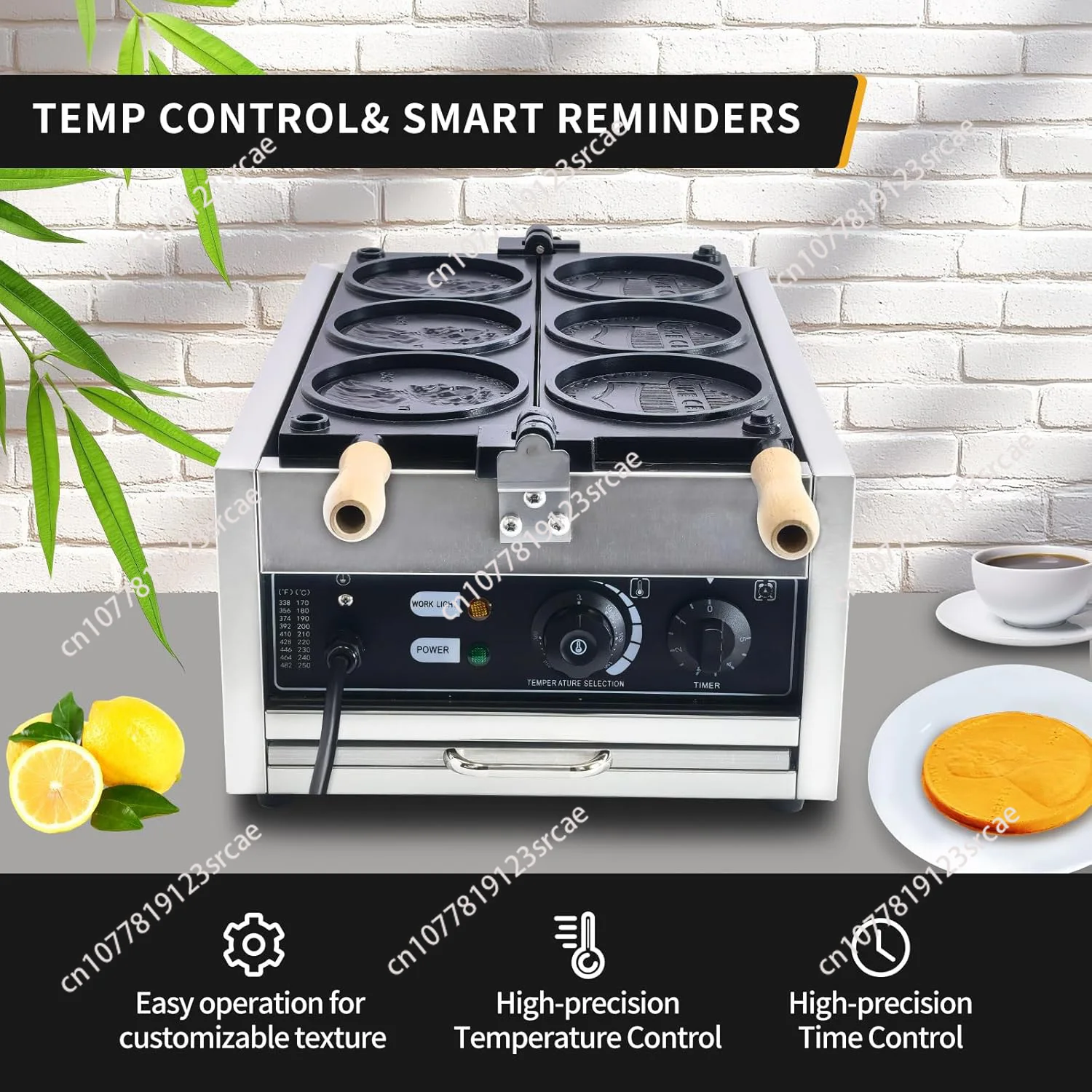 Commercial American Coin Waffle Machine Snack Machine Coin Waffle Machine Halloween Waffle Maker