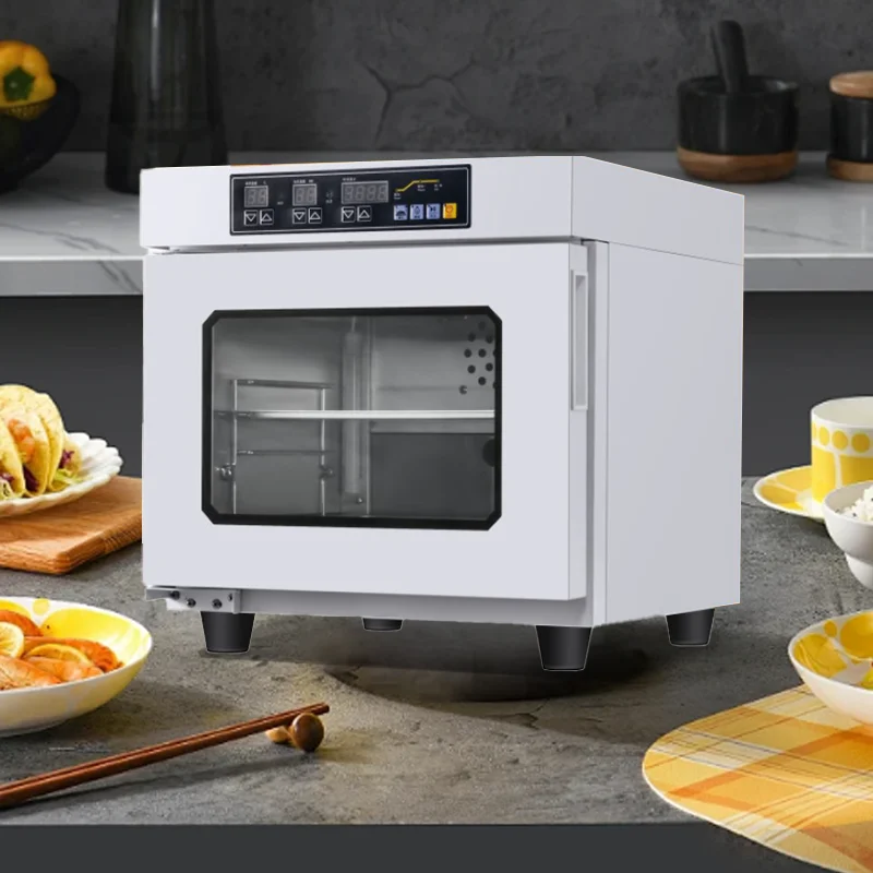 فرن صينية خبز تجاري جديد مكون من 3 طبقات مع تحكم مستقل في درجة الحرارة وصندوق تخمير مبلل، فرن بيتزا على الطراز الأوروبي