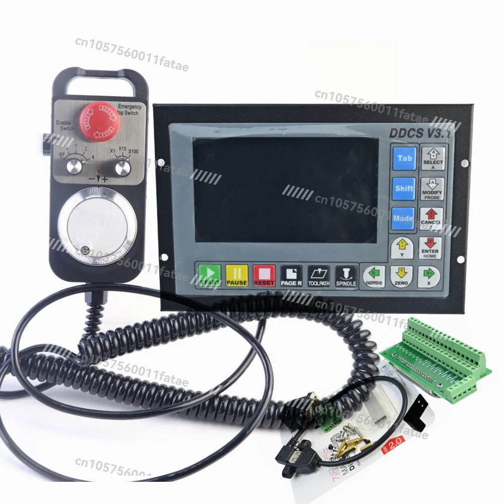 

CNC Manufacturing Numerical Control Kit 3/4 Axis DDCS V3.1, Numerical Control Mpg for Metal Numerical Control Engraving Machine