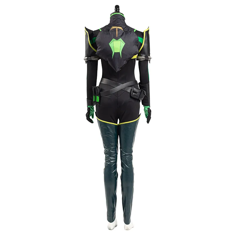 Gioco validant Viper Costume Cosplay tuta giacca pantaloni guanti maschera abbigliamento donna completi completi costumi di carnevale di Halloween